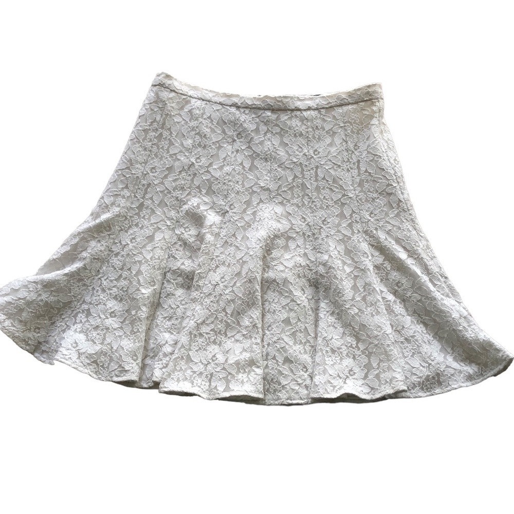 BCBGMaxzaria White lace Skirt